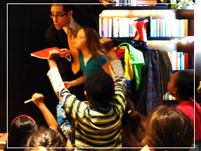 Magician in Maryland performing a fun magic show for kids parties